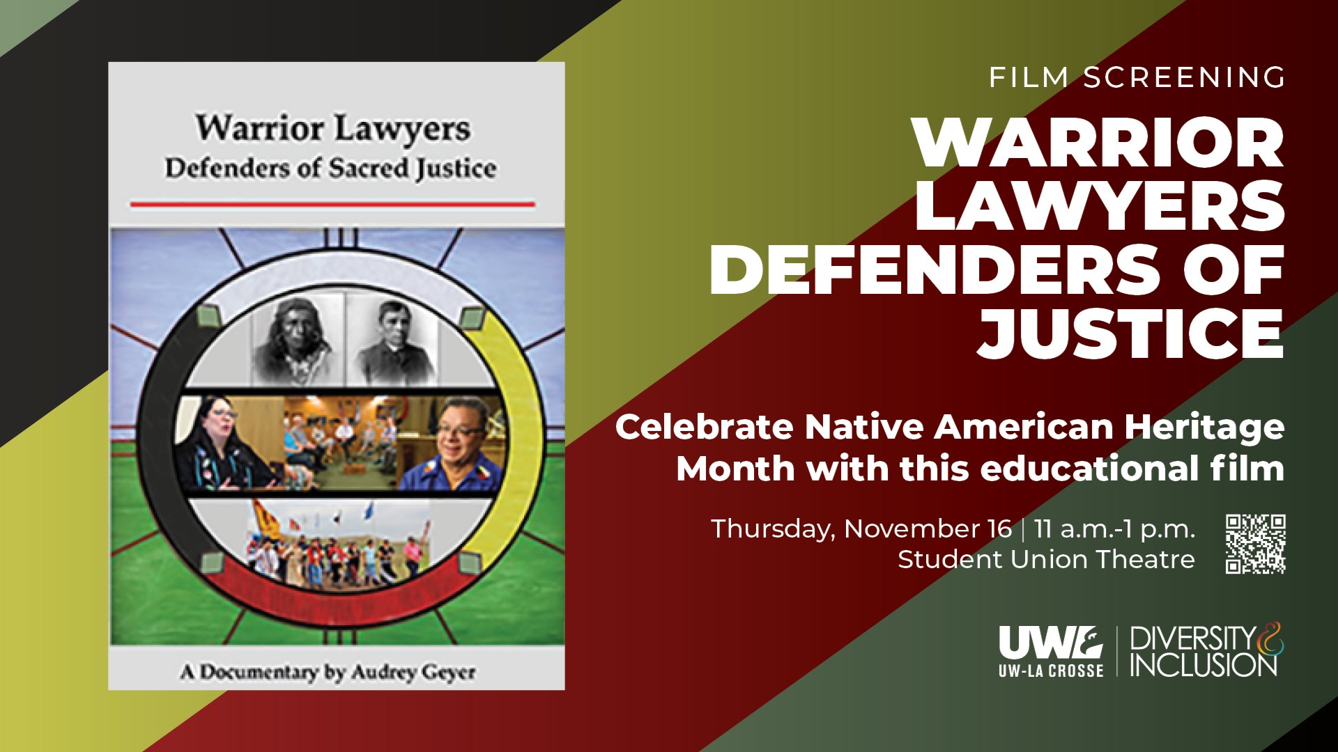 Event image for Film Screening of Emmy award winning: Warrior Lawyers Defenders of Justice