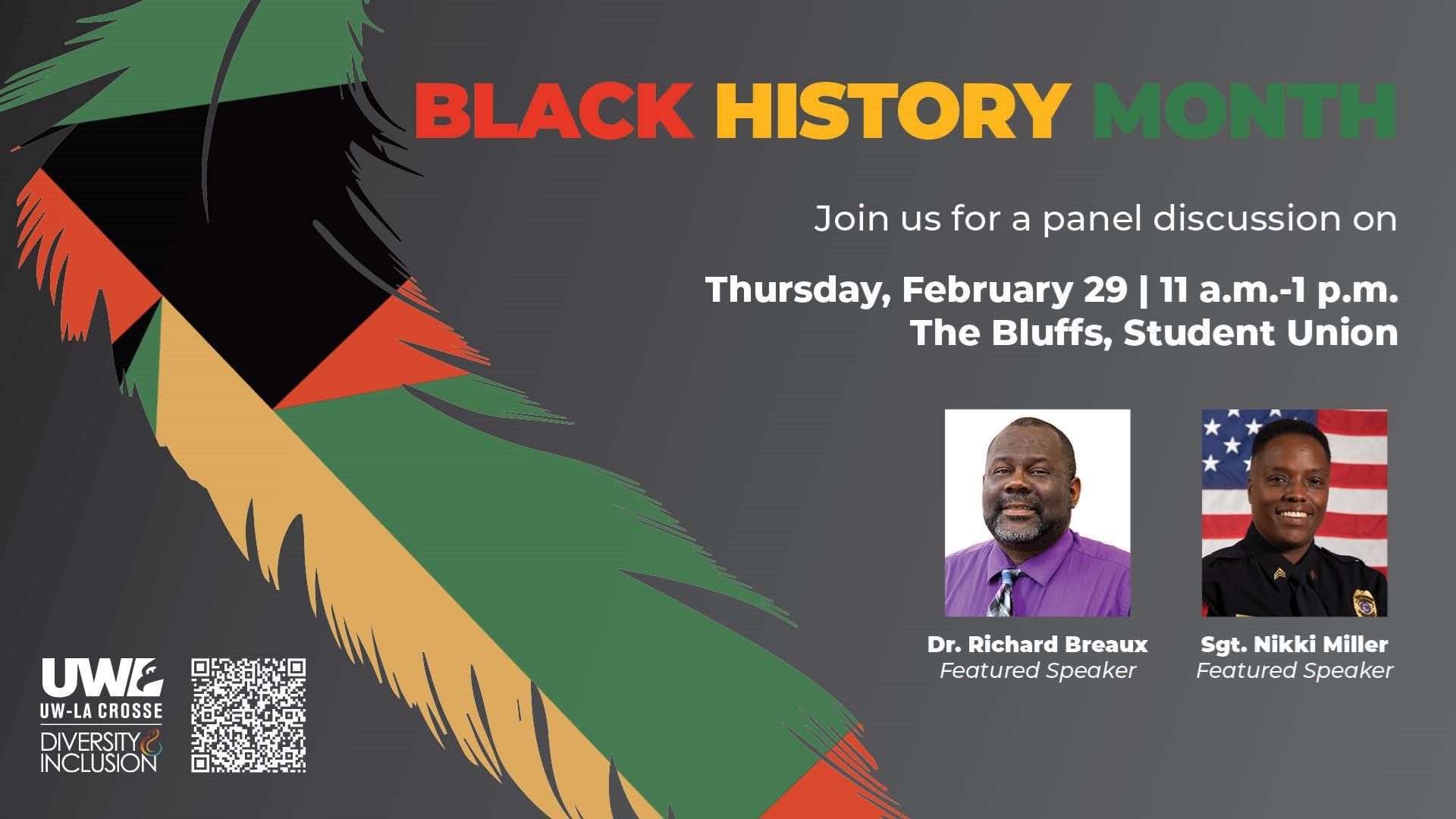 Event image for UWL Celebrates: Black History Month 