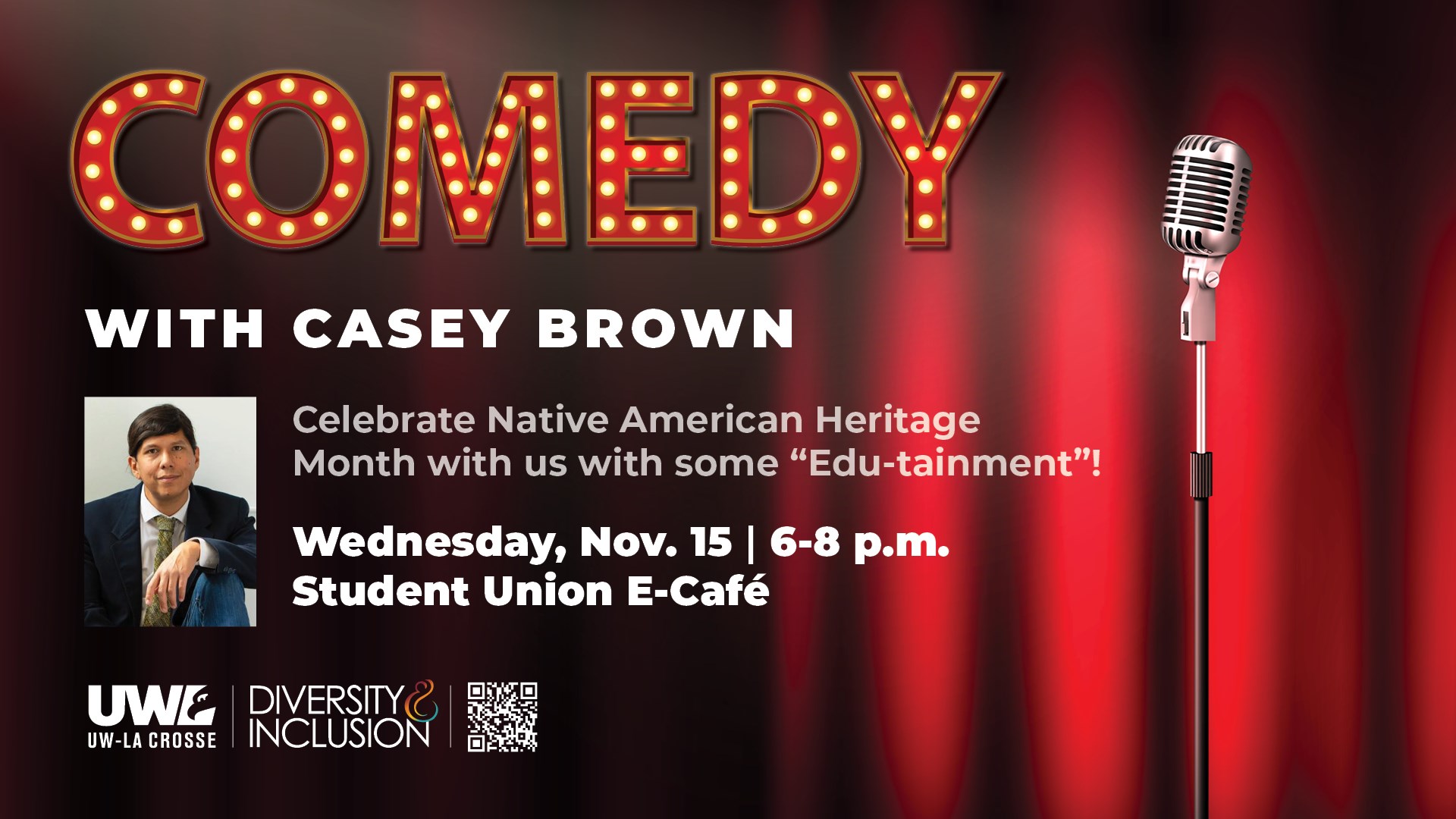 Event image for Comedy night with Emmy Award winning Casey Brown